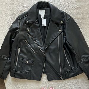 HnM leather jacket